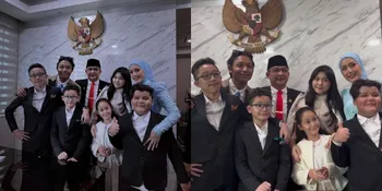 7 Potret Anak-Anak Pasha Ungu di Pelantikan sang Ayah Jadi Anggota DPR, Buah Hati dari Okie Agustina Juga Hadir
