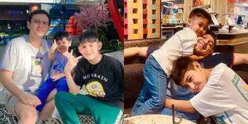 7 Potret Arsen dan Kazeem Anak Rifky Balweel, Saling Sayang Meski Beda Ibu - Paras Keduanya Curi Perhatian
