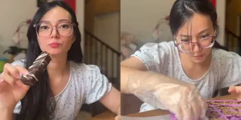 7 Potret Asmirandah Buat Cokelat Dubai Sendiri, Penasaran Meski Sudah Nyobain yang Asli - Hasilnya Menggiurkan