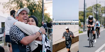 7 Potret Ditto Percussion Suami Ayudia Bing Slamet Ikut Triatlon di Australia, Tempuh Waktu Hampir 12 Jam