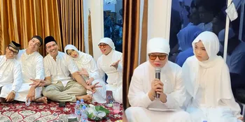 7 Potret Frans Faisal Gelar Pengajian Sebelum Menikah, Fuji Tampil Cantik Berhijab