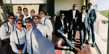 7 Potret Groomsmen Pernikahan Salshabilla Adriani dan Ibrahim Rasyid, Asyiknya Omar Daniel dan Refal Hadi Joget Penuh Effort
