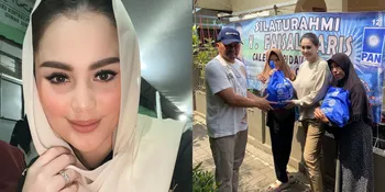 7 Potret Jennifer Dunn Ikut Haris Faisal Temui Masyakarat, Lewati Gang Sempit - Pakai Sandal Jepit