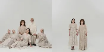 7 Potret Keluarga Besar Shandy Aulia yang Tampil Kompak dalam Busana Krem