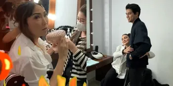 7 Potret Kocak Ayu Dewi Lihat Romantisnya Maxime Bouttier ke Luna Maya: Ikut Luntur dan Mleyot