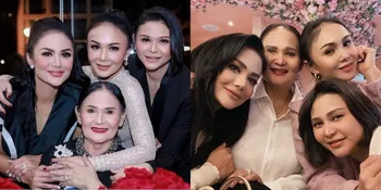 7 Potret Kompak Krisdayanti dan Yuni Shara Ucapkan Ultah ke Ibunda, Bikin Salfok Paras Semuanya yang Good Looking