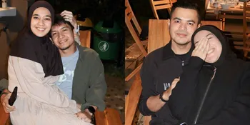7 Potret Liburan Irish Bella - Dhini Aminarti, Foto Romantis Sambil Dipangku Pasangan Masing-Masing