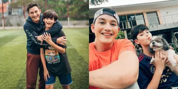 7 Potret Mike Lewis Bareng Kenzou Anak Semata Wayangnya, bak Kakak Adik