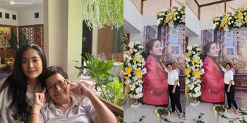 7 Potret Nurul Arifin Kenang 2 Tahun Meninggalnya sang Anak, Bikin Dekor dengan Banyak Bunga