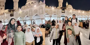 7 Potret Oki Setiana Dewi Salat Tarawih di Masjid Azhar Mesir, Kenang Saat Syuting Tahun 2008