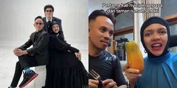 7 Potret Orang Tua Atta Halilintar Makan Pepaya, Salfok Bijinya Ikutan Dimakan