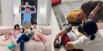 7 Potret Rieta Amilia Momong Baby Lily, Anak yang Diduga Diadopsi Raffi Ahmad dan Nagita Slavina