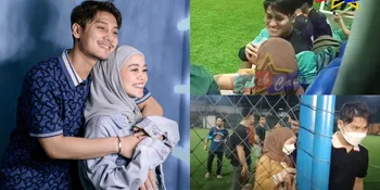 7 Potret Rizky Billar Main Bola Ditemani Lesti Kejora, Saling Beri Perlakuan Manis - Senyuman Bahagia