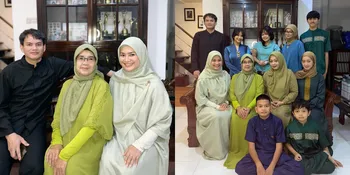 7 Potret Rumah Tangga Harmonis Ikke Nurjanah dan Suami yang Usianya Lebih Muda, Rayakan Lebaran Bareng Keluarga
