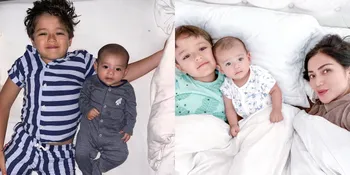 7 Potret Sayangnya El Barack Anak Jessica Iskandar ke Adik, Suapi Baby Don dengan Telaten