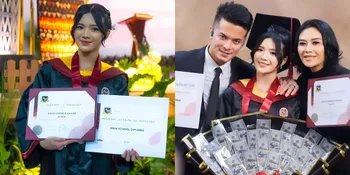 7 Potret Wisuda Anak Choky Andriano, Salfok dengan Bouquet Uang yang Dipegang - Pakai Dolar