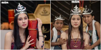 7 Potret Yasmin Napper dalam Balutan Tais Timor, Tampil Flawless dan Tuai Pujian