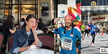 7 Potret Yuki Kato Ikut Tokyo Marathon 2024, Baru Pertama Kali - Waktu Lebih Cepat dari Target