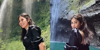 8 Foto Naysila Mirdad Pakai Gaun di Bawah Air Terjun, bak Bidadari Turun dari Kayangan