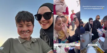 8 Aksi Sosial Zaskia Adya Mecca Temui Langsung Warga Gaza, Bahagia Impian Terwujud - Akrab Main Bareng Anak-Anak