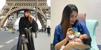 8 Potret Tania Nadira Asuh Anak Ketiga, Makin Keibuan - Hidung Mancung Si Baby Bikin Salfok