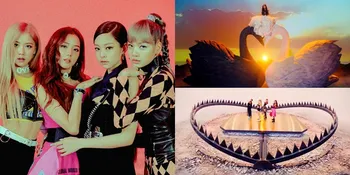 8 Set Panggung Unik MV 'KILL THIS LOVE' BLACKPINK, Angsa Raksasa - Jebakan Beruang