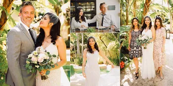 9 Foto Pernikahan Rahma Azhari dengan Aktor Amerika Paris Chong, Hangat &#38; Romantis!