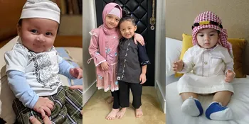 9 Potret Anak Artis Curi Perhatian Saat Pakai Baju Koko, Calon Anak Sholeh
