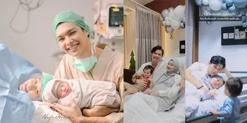 9 Potret Detik-Detik Dinda Hauw Lahirkan Anak Kedua, Si Sulung Shaka Setia Menemani Sang Bunda - Penuh haru