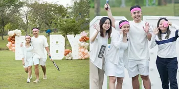9 Potret Gender Reveal Gritte Agatha yang Memakan 'Korban', Sahabat Terkena Pukulan Bola Tenis - Berujung ke UGD