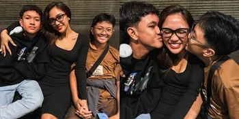 9 Potret Marion Jola Bareng 2 Adik Lelakinya yang Jarang Tersorot, Ajak Jalan-Jalan ke Jakarta