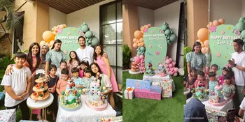 9 Potret Ultah si Kembar Anak Syahnaz Sadiqah dan Jeje Govinda, Digelar Meriah di Rumah