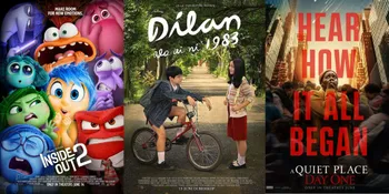 Ada Sequel 'A QUIET PLACE' - 'INSIDE OUT 2', Inilah 8 Film Bioskop yang Tayang di Bulan Juni 2024