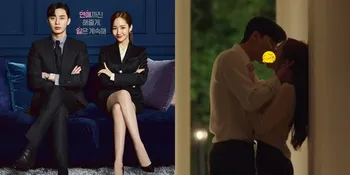 Adegan Ciuman Hot Park Seo Joon dan Park Min Young di 'WHAT'S WRONG WITH SECRETARY KIM' Kembali Jadi Sorotan