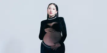 Potret Adhisty Zara Pamer Maternity Shoot Hitam Bareng Suami, Elegan Minimalis