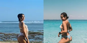Adu Gaya Awkarin dan Anya Geraldine Kala Berbikini, Siapa Lebih Hot?