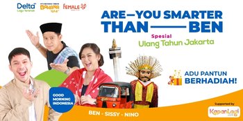 Adu Pantun Seru di 'Are You Smarter Than Ben Spesial Ultah Jakarta', Banyak Hadiahnya!