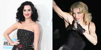 Adu Pose Hot, Madonna - Katy Perry 'Bakar' Majalah V