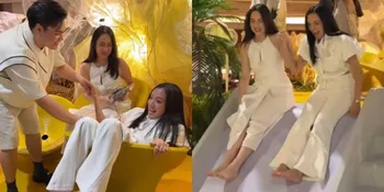 Agatha Pricilla hingga Jeje Soekarno Seru-Seruan di Wahana Permainan Anak