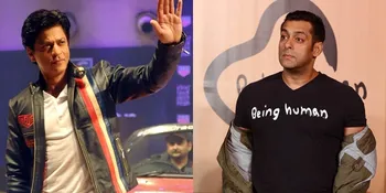 Akhirnya Bertemu, Shahrukh dan Salman Khan Malah 'Adu Gulat'