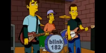 Aksi Blink 182 Dalam The Simpsons