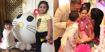 Aksi Lucu Baby Arsy Saat Hadiri Pesta Ultah Mewah Amora Lemos