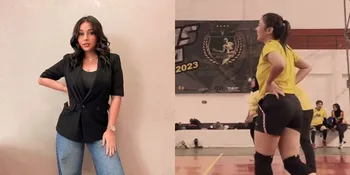 Aksinya Curi Perhatian, Ini Potret Mutia Ayu Istri Mendiang Glenn Fredly Saat Tanding Voli