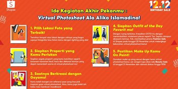 Alika Islamadina Bagikan Ide Virtual Photoshoot Buat Isi Akhir Pekan Bareng Shopee 12.12 Birthday Sale