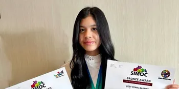 Anak Vino G Bastian Raih Dua Perunggu di Kompetisi Matematika Singapura, Bikin Bangga