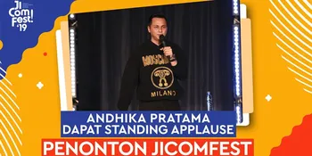 Andhika Pratama dapat Standing Applause dari Penonton Jicomfest 2019