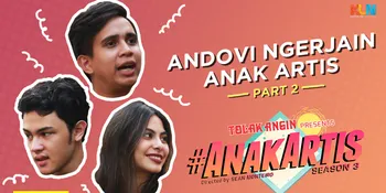 Andovi dan #AnakArtis Saling Ngerjain, Siapa Paling Kocak?
