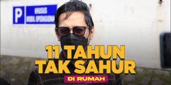 Andre Taulany Akui 11 Tahun Tidak Sahur Bareng Keluarga