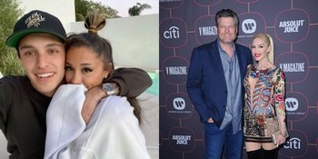 Ariana Grande &#38; Dalton Gomez - Gwen Stefani &#38; Blake Shelton, Sederet Artis Hollywood Tunangan di Masa Pandemi