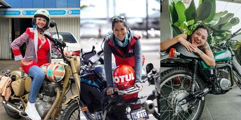 Artis Lain Sibuk Arisan Sosialita, Ini Potret Prisia Nasution, Asri Welas dan Poppy Sovia yang Asyik Naik Motor Trail